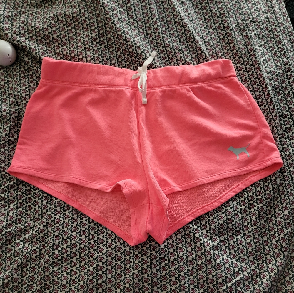 Vs pink shorts, size large. NWOT.